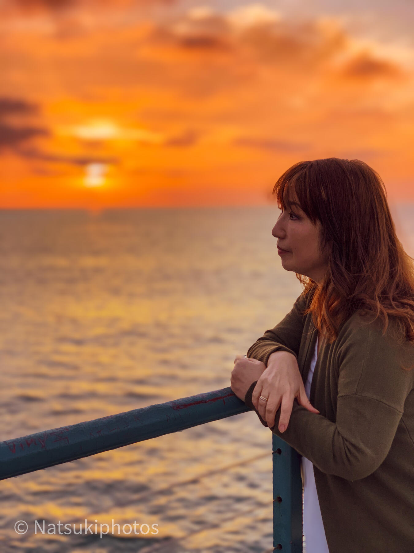 Overlooking the sunset